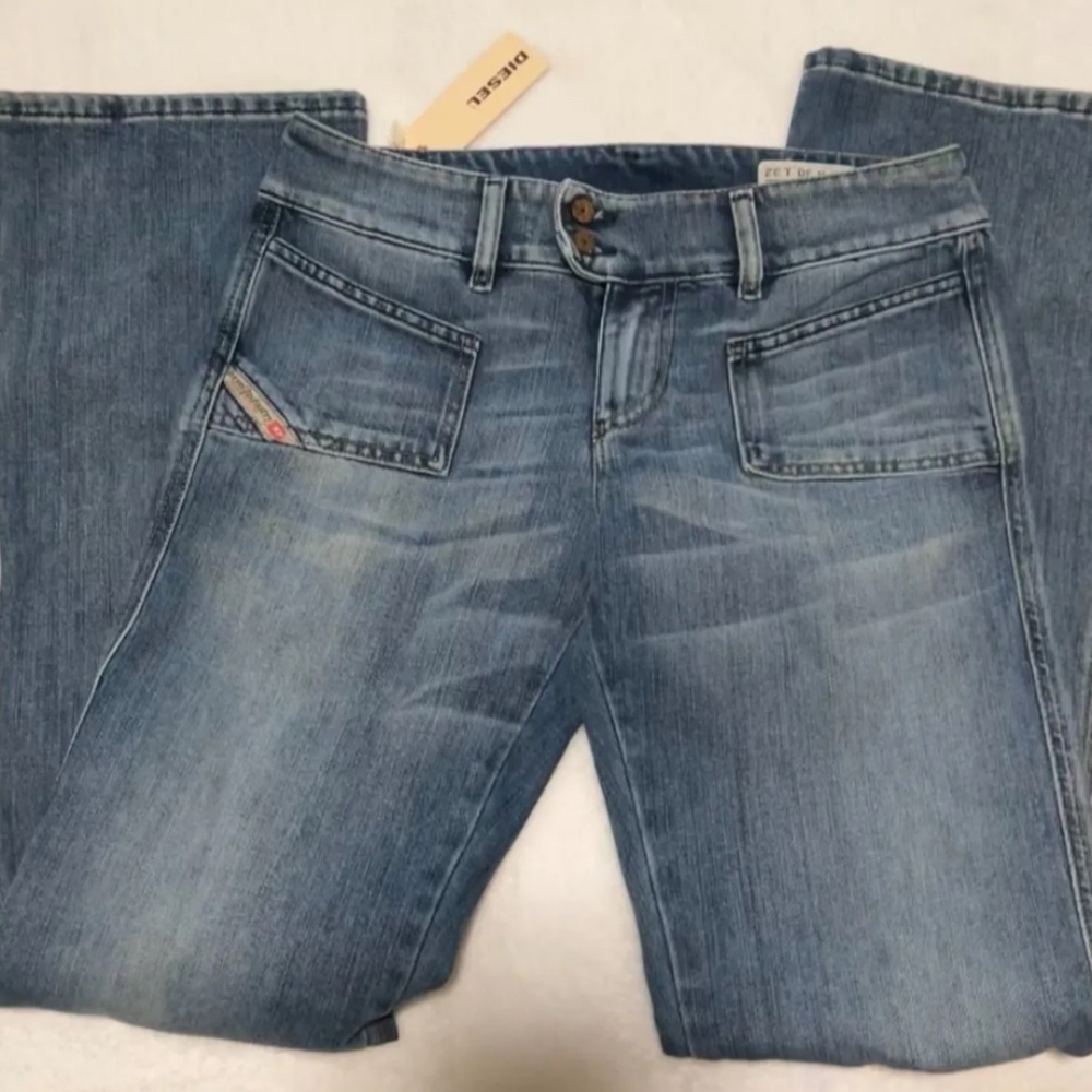 Disel Bootcut Low Rise Jeans Size 0